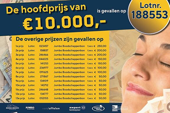 Winnende lotnummers Winkelweek 